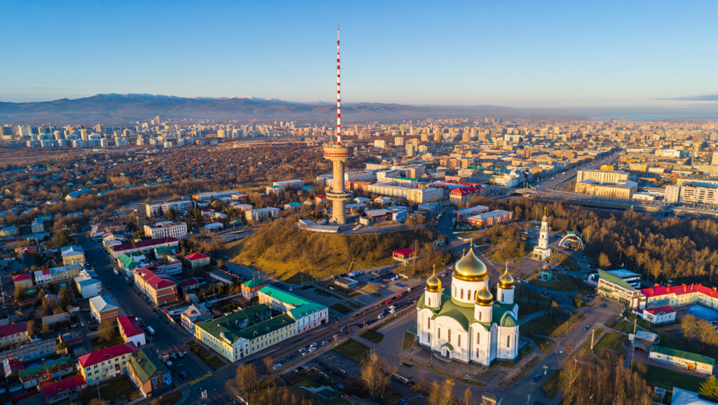 просторный город