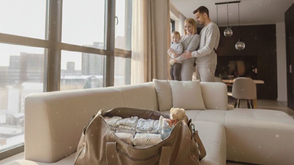 набор вещей для переезда с ребенком